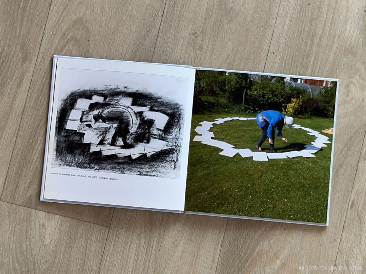 Boek "Horizon op palen - Fosse" - spread 4
