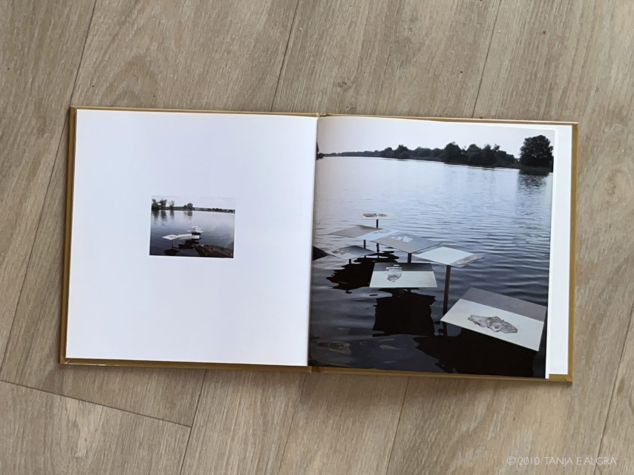 Boek "Eine Linie - Land und Strom" - Spread 3