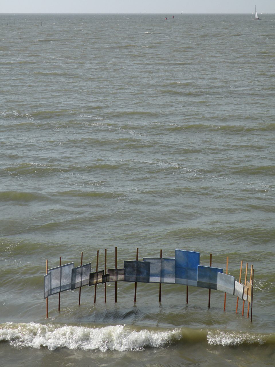 Horizon op palen - Markermeer
